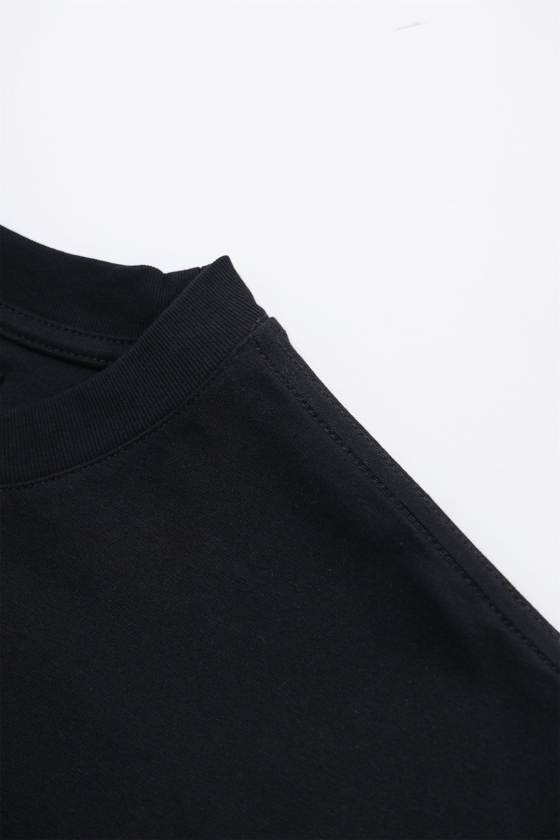 RETRO LOGO RHINESTONE TEE - BLACK