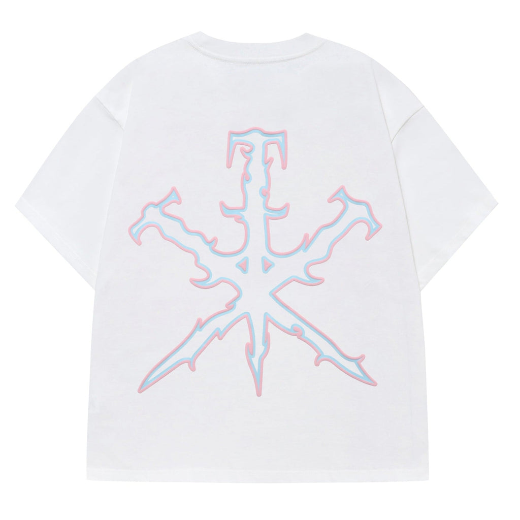 TRIBAL DAGGER TEE - WHITE