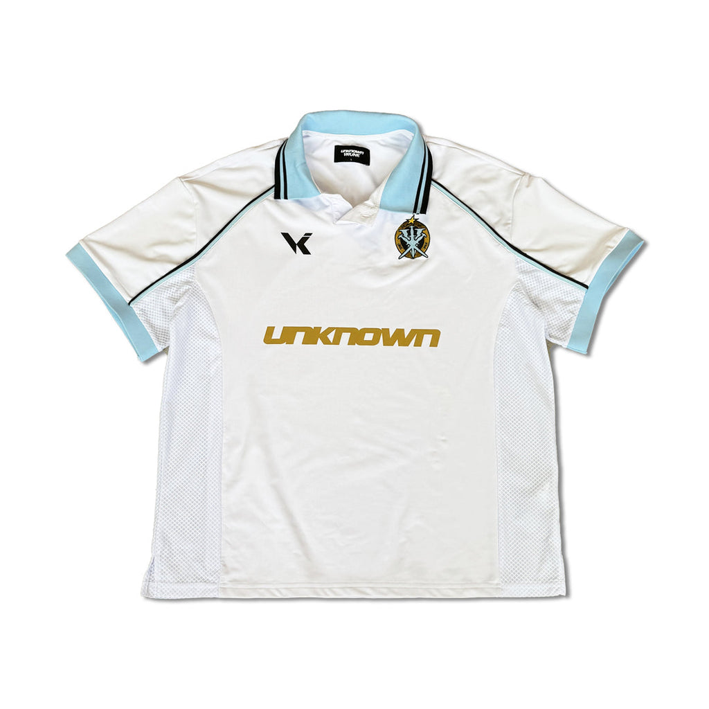 UNKNOWN X VRUNK FOOTY TEE - WHITE
